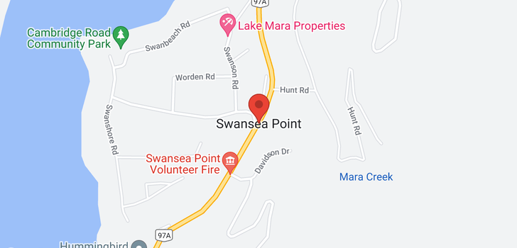 map of 705 Swansea Point Road
